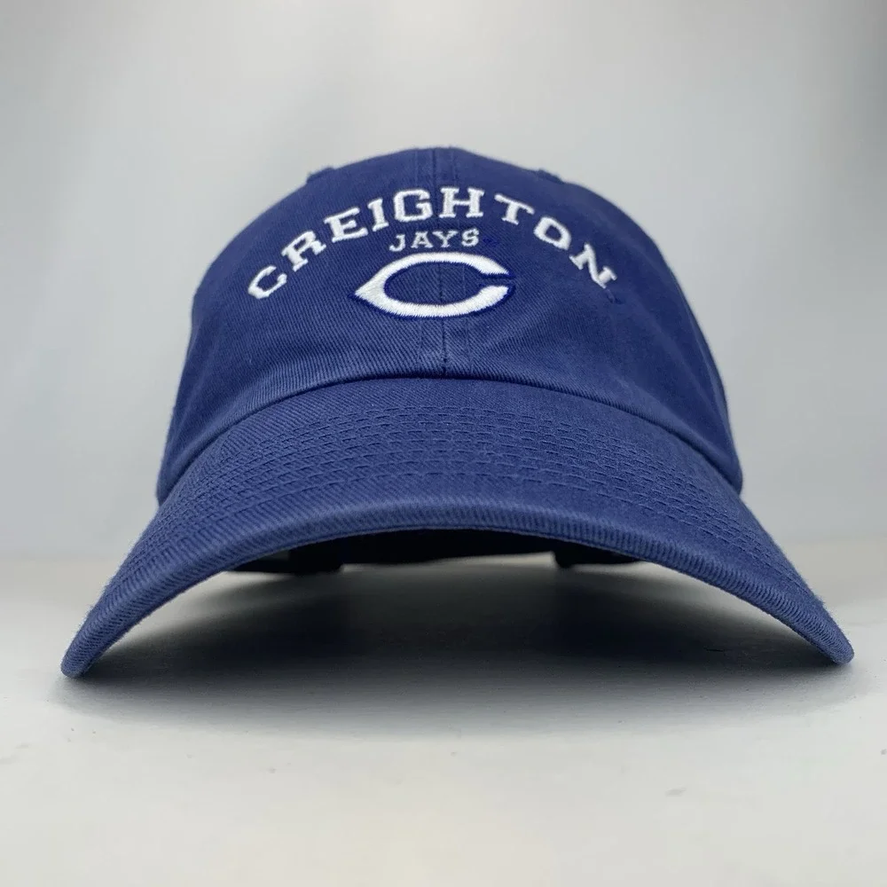Creighton Jays Hat Blue '47 OSFA Adjustable Strapback Baseball Cap Bluejays
